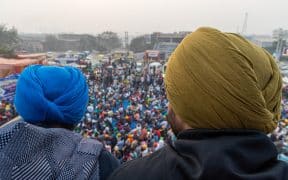 manifestation des paysans indiens